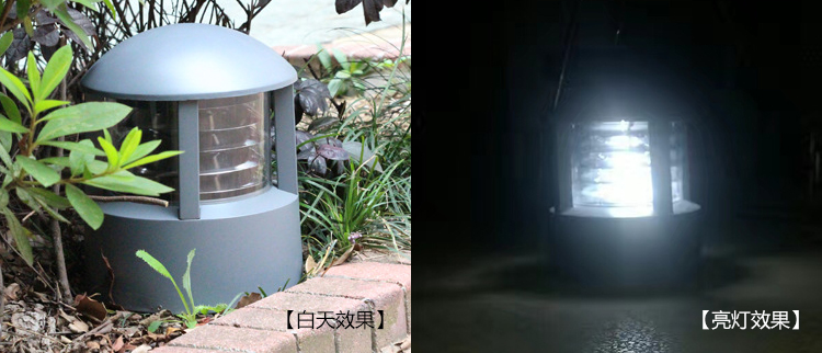 91视频首页照明(QDCPD-YZ003)广场公园户外铸铝圆顶矮柱草坪灯安装效果图片