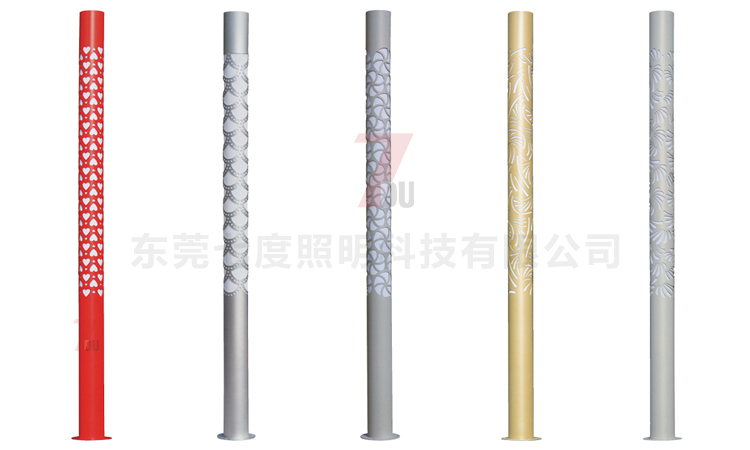 (QDJGDZ-025)公园特色圆柱形镂空花纹91视频成人官网柱系列割花样式展示